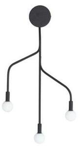 Lampă de perete Normann Copenhagen, Negru, Camera de zi, Metal