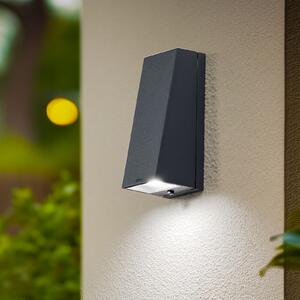 BEGA Bega LED lampă de perete exterior 33513 K4, 4.000 K, grafit, aluminiu, Gri, Aluminiu, Modern, Soclu de perete jos