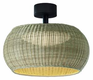 Bover plafonieră LED pentru exterior Perris, maro/bej, Ø 47 cm, reglabil, Bej, Aluminiu, Design