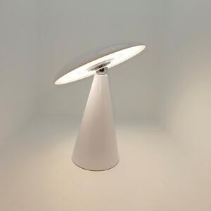 Lampă de masă reîncărcabilă Beacon LED Kinoko, alb, IP44, înălțime 27 cm