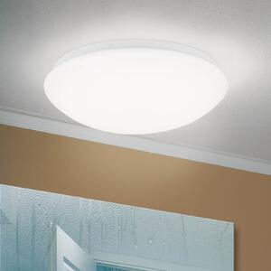 ORION Plafonieră cu LED Nedo curbată, Ø 28,5 cm, Alb, Hol, Plastic, Modern