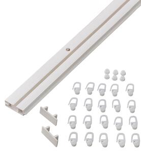 Șină de tavan simplă 150 cm – set complet