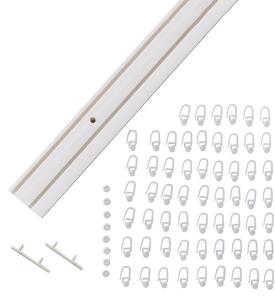 Șină de tavan dublă 210 cm – set complet