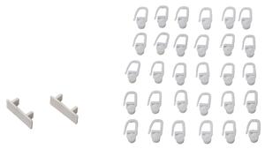 Șină de tavan simplă 210 cm – set complet