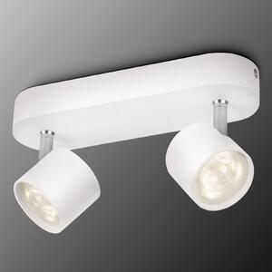 Philips Star proiector pivotant LED alb 2 becuri, reglabil, Alb, Camera de zi / sufragerie, Metal, Modern