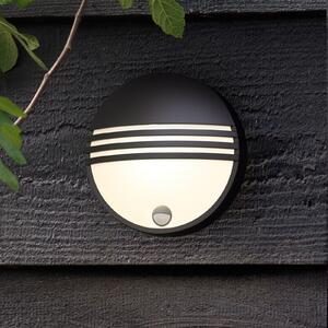 Philips Yarrow aplică LED de exterior cu senzor, Negru, Plastic, Modern