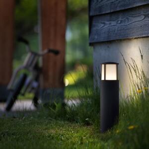 Philips Stock lampă LED cu postament, Negru, Metal, Modern, Felinar