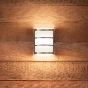 Philips Python LED lampă de perete pentru exterior din oțel inoxidabil, Metalic, Metal, Modern, Perete unghiular