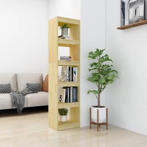 Bibliotecă/Separator cameră, 40x30x167,5 cm, lemn masiv pin