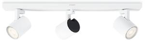 Philips Runner spot LED tavan alb 3 becuri, Alb, Camera de zi / sufragerie, Metal, Modern