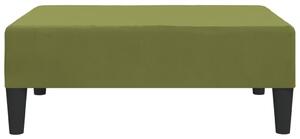 Taburet, verde deschis,78x56x32 cm, catifea