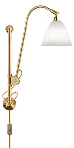 Lampă de perete GUBI, Auriu / Alamă, Camera de zi, Metal