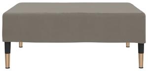 Taburet, gri deschis, 78x56x32 cm, catifea