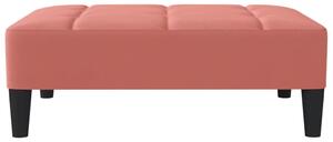 Taburet, roz, 78x56x32 cm, catifea