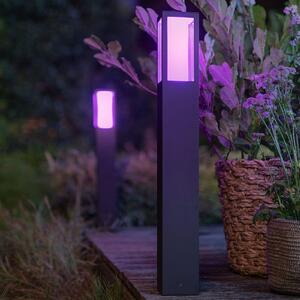 Philips Hue IMPRESS bornă luminoasă LED, RGBW, inteligentă, reglabil, Negru, Metal, Modern