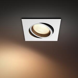 Philips Hue Centura spot LED încast. unghi., alb, reglabil, Alb, Camera de zi / sufragerie, Plastic, Modern, Luminile încastrate unghiulare
