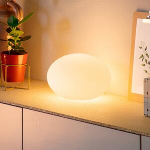 Philips Hue Lampa de masă LED Flourish, RGBW, reglabil, Alb, Camera de zi / sufragerie, Sticlă, Modern
