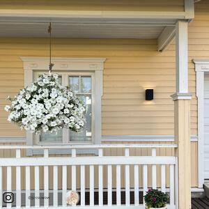 Philips Hue Resonate Aplic LED pentru exterior, RGBW, negru, reglabil, Negru, Metal, Modern, Perete unghiular