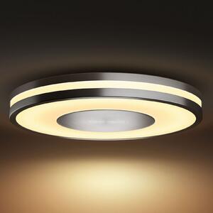Philips Hue White Ambiance Being plafonieră alu, reglabil, Metalic, Camera de zi / sufragerie, Metal, Modern