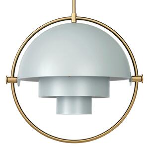 Lustră Pendul GUBI, Multi-Lite, reglabil, Verde, Camera de zi, Metal, Design