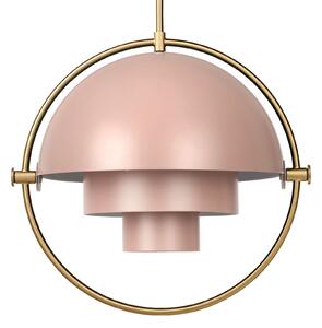 Lustră Pendul GUBI, Multi-Lite, reglabil, Auriu / Alamă, Camera de zi, Metal, Design