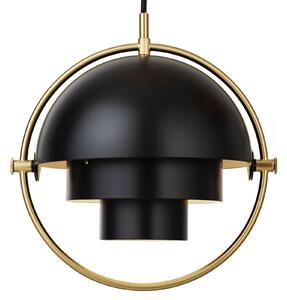 Lustră Pendul GUBI, Multi-Lite, reglabil, Negru, Camera de zi, Metal, Design