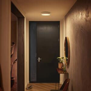 Philips Hue Plafonieră cu LED Enrave 26,1 cm alb, reglabil, Alb, Camera de zi / sufragerie, Metal, Modern