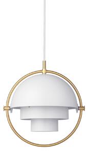 Lustră Pendul GUBI, Multi-Lite, reglabil, Auriu / Alamă, Camera de zi, Metal, Design