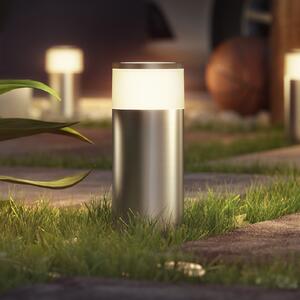 Philips Hue Calla lampă posta completare 25,2cm Al, reglabil, Metalic, Metal, Modern, Spot de exterior / vârf de pământ