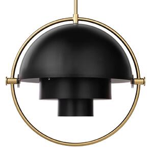 Lustră Pendul GUBI, Multi-Lite, reglabil, Negru, Camera de zi, Metal, Design
