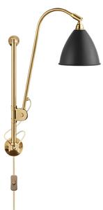 Lampă de perete GUBI, Auriu / Alamă, Camera de zi, Metal