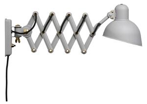 Lampă de perete FRITZ HANSEN, Kaiser idell 6718-W, reglabil, Gri, Camera de zi, Metal, Design
