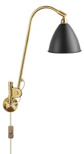 Lampă de perete GUBI, Auriu / Alamă, Camera de zi, Metal