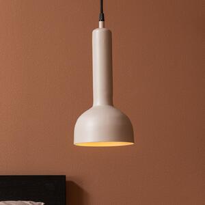 PR Home lampă suspendată Bainbridge, bej, Ø 15 cm fișă metalică, Bej, Camera de zi / sufragerie, Metal, Scandinavă