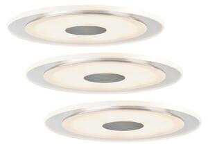 Paulmann Premium Line Whirl lampă LED încastr., 3x, Gri, Hol, Metal, Modern, Corpuri de iluminat încastrate rotunde