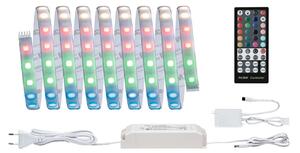 Paulmann MaxLED 500 set de bază IP44 3m RGBW, reglabil, Gri, Camera de zi / sufragerie, Plastic, Modern