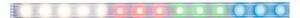 Paulmann MaxLED 500 extensi eIP44 1m RGBW, reglabil, Gri, Camera de zi / sufragerie, Plastic, Modern