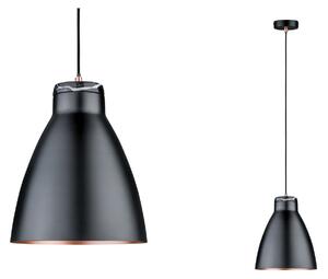 Paulmann Roald lampă pendul pe negru/cupru, reglabil, Negru, Camera de zi / sufragerie, Metal, Modern