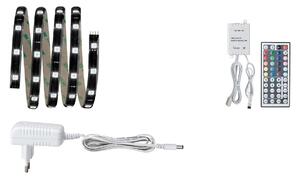Paulmann YourLED set de bază bandă LED RGB 1,5m, reglabil, Negru, Camera de zi / sufragerie, Plastic, Modern