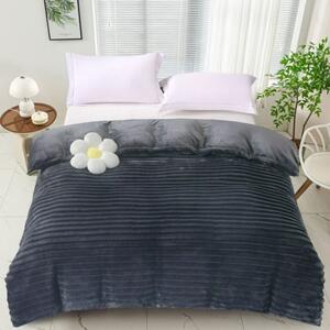 Patura cocolino Line 200x230cm, Gri antracit