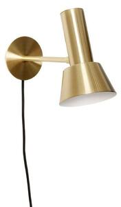 Lampă de perete Hübsch, Auriu / Alamă, Camera de zi, Metal