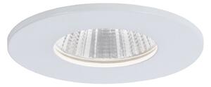 Paulmann Spot de încastrare Calla alb, cu comutator on/off, fix, 4.000 K, Ø 8 cm, Alb, Camera de zi / sufragerie, Plastic, Modern, Corpuri de iluminat încastrate rotunde