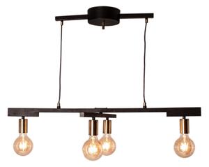 Lustră Pendul By Rydéns, Zeona, reglabil, Negru, Camera de zi, Metal, Modern