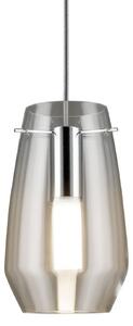Paulmann Abajur Vento, transparent, Ø 17 cm, sticlă, Transparent, Camera de zi / sufragerie, Sticlă, Modern