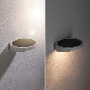 Paulmann aplică LED solară de exterior Ryse alb, Alb, Plastic, Modern, Lumini solare