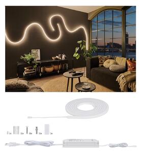 Paulmann MaxLED Flow set bază alb cald 3 m, reglabil, Alb, Camera de zi / sufragerie, Plastic, Modern