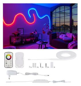 Paulmann MaxLED Flow set de bază RGB 1,5 m, reglabil, Alb, Camera de zi / sufragerie, Plastic, Modern