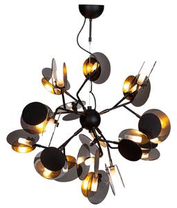 Lustră Pendul By Rydéns, Turno, reglabil, Negru, Camera de zi, Metal, Design