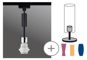 Paulmann URail 2Easy Basic pendul negru mat, reglabil, Negru, Camera de zi / sufragerie, Metal, Modern