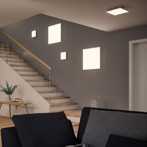 Paulmann Velora LED plafonieră cu 30 x 30cm, Alb, Camera de zi / sufragerie, Metal, Modern
